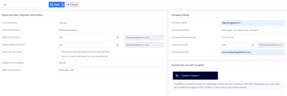 A screenshot from the interface of MarketingPlatform, picturing the instructions for importing profiles.