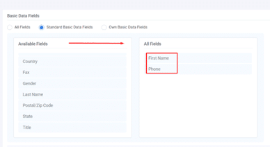 A screenshot from the interface of MarketingPlatform, picturing the instructions for importing profiles.