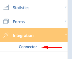 A screenshot from the interface of DanDomian, picturing the instructions to Integrate DanDomain with MarketingPlatform.