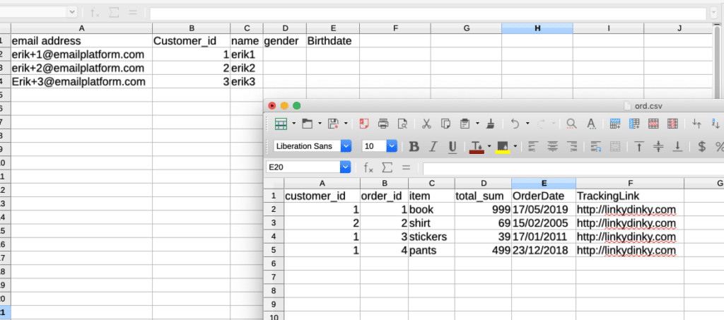 A screenshot from the interface of MarketingPlatform picturing the instructions for using One-to-Many CSV integration via FTP.