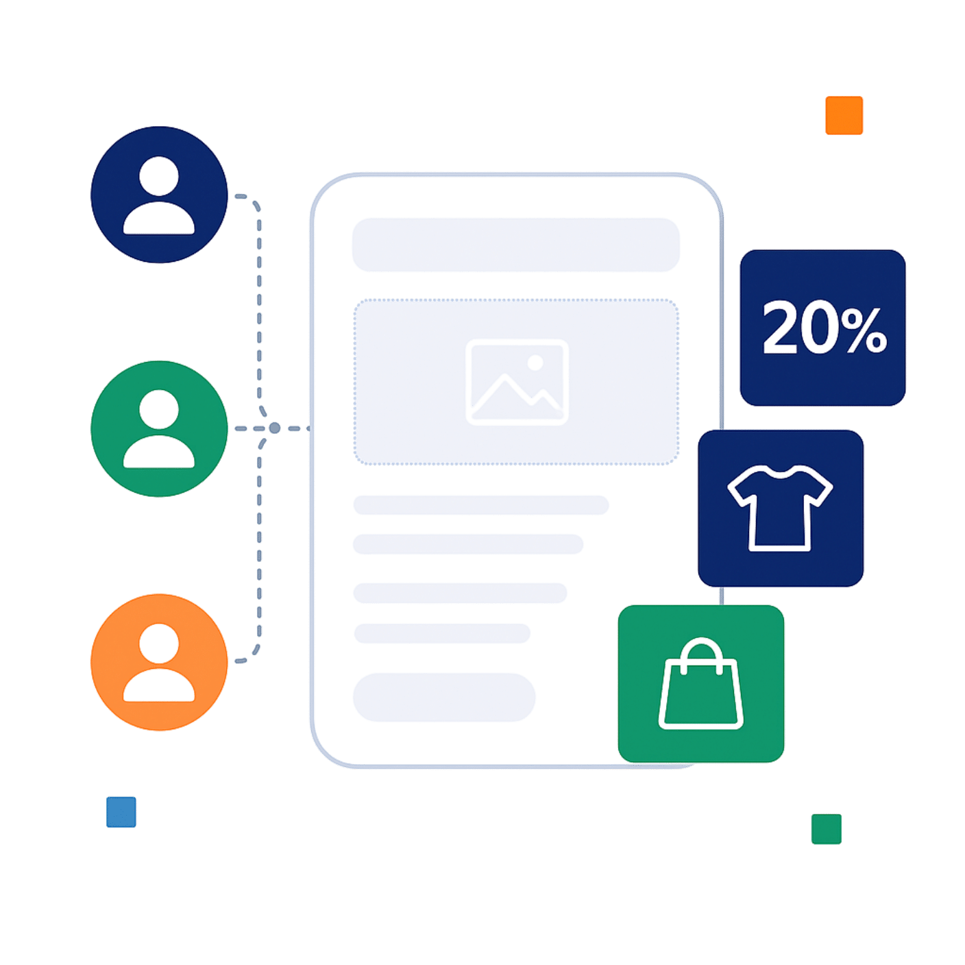 Email Newsletter Marketing A screenshot of MarketingPlatform's SMS campaign builder showing the personalization feature.
